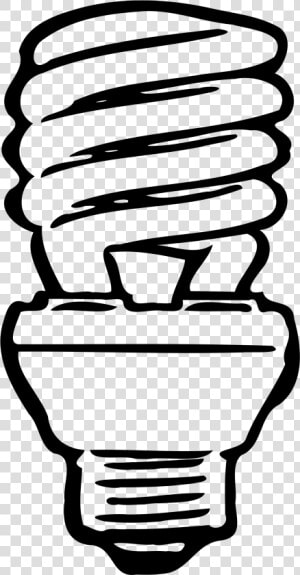 Compact Fluorescent Bulb   Led Light Bulb Drawing  HD Png Download