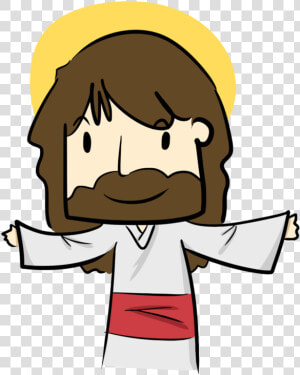 Thumb Image   Jesus Cartoon Transparent Background  HD Png Download
