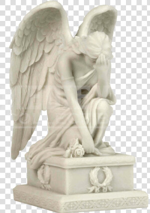 Angel Of Grief Weeping Angel Statue Sculpture Angels   Weeping Angel Statue  HD Png Download