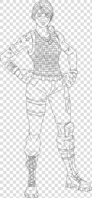 Fortnite Sparkle Specialist Drawing  HD Png Download