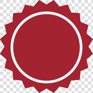 Red Round White Dot Circle Banner   Maks  HD Png Download