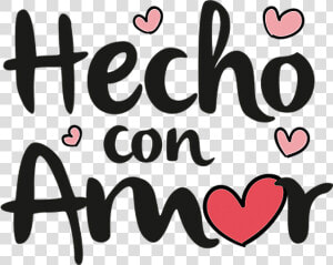  hecho  con  amor  love  freetoedit   Heart  HD Png Download