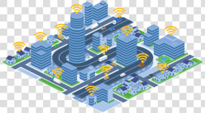 Png Smart City Vector Free  Transparent Png