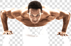 5ways To Warm Up Muscle And Performance   Someone Doing Push Ups  HD Png Download