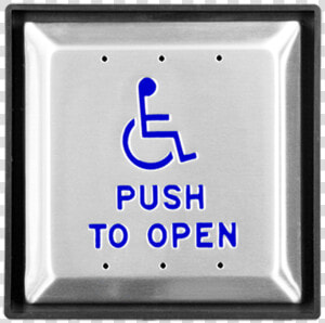 Wireless Push Plate   Handicap Button  HD Png Download