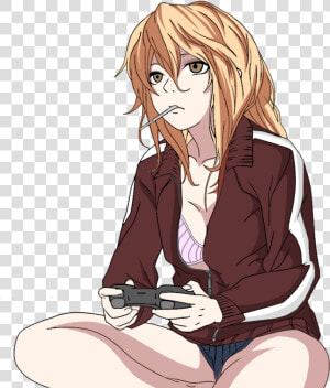 Anime Gamer Girl Png   Anime Gamer Girl Pose  Transparent Png