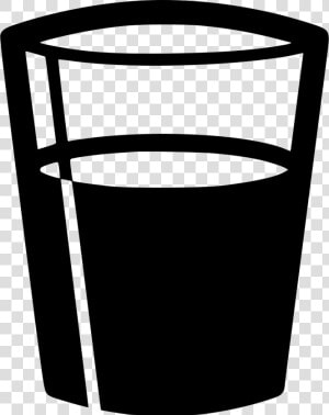 Water Glass   Water Cup Black And White  HD Png Download