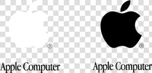Apple Logo Black And White   Apple  HD Png Download
