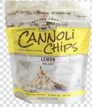 Golden Lemon Cannoli Chips Original Flavor   HD Png Download