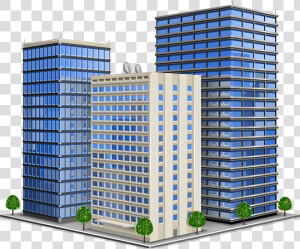 Business Building Vector   Office Building Vector  HD Png Download