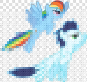 Rainbow Dash Fluttershy Applejack Human Torch Pony   Rainbow And Soarin Vector  HD Png Download