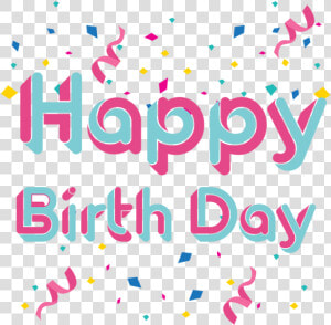 Confetti   Feliz Cumpleaños Letras Png  Transparent Png