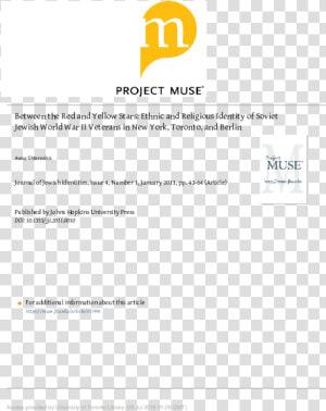 Project Muse  HD Png Download