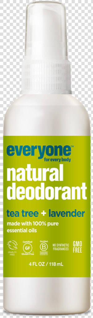 Everyone Natural Deodorant Tea Tree Lavender  HD Png Download