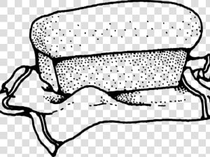 Transparent Bread Clipart Png   Bread Clipart Black And White Png  Png Download