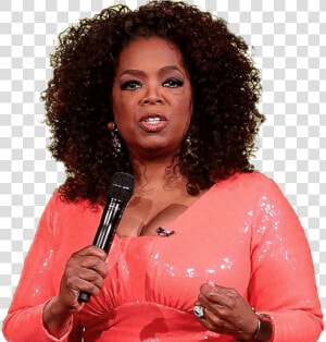 Oprah Winfrey With Microphone Png   Oprah Winfrey  Transparent Png