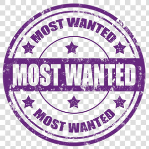Wanted Stamp Png Transparent Image   Most Wanted Stamp Png  Png Download