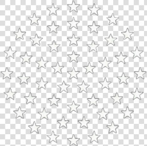  freetoedit  white  stars  overlay  circle   Star  HD Png Download