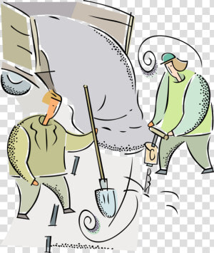 Construction Work Crew Png   Street Construction Vector Png  Transparent Png