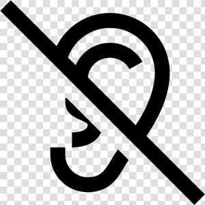 Ears Clipart Auditory   Deaf Icon Png  Transparent Png