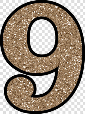 Glitter Without The Mess   Glitter Number 9  HD Png Download