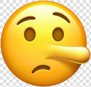 Narigudo Nose Emoji  lucianoballack   Lying Emoji  HD Png Download