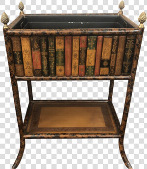 1960s Traditional Metal Book Planter 9534   Shelf  HD Png Download