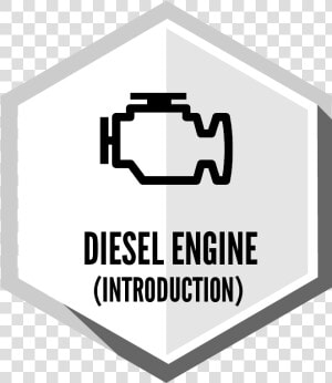Diesel Engine Introduction Data Rimg Lazy Data   Engine Icon On Car  HD Png Download