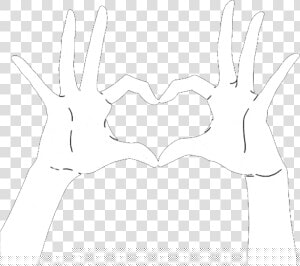  white  whitetheme  whiteaesthetic  aesthetic  hands   Aesthetic Hand Drawing  HD Png Download