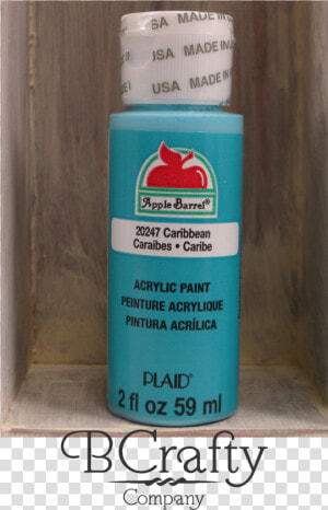 20247 Caribbean Apple Barrel Craft Paint   Bottle  HD Png Download