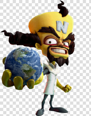 Cortex Scared Crash Bandicoot  HD Png Download
