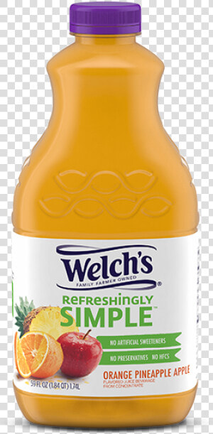 Thumbnail   Welch  39 s Refreshingly Simple Orange Pineapple Apple  HD Png Download