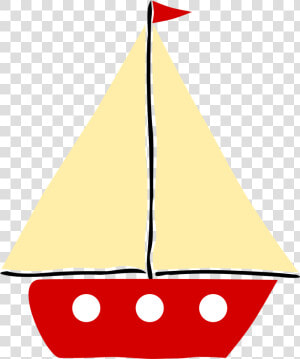 Sail Boat   Clip Art Of A Boat  HD Png Download