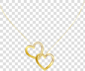 Free Png Download Gold Heart Necklace Clipart Png Photo   Gold Necklace Transparent Png  Png Download