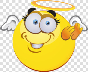 Angel Emoji 274 Decal   Smileys Engel  HD Png Download