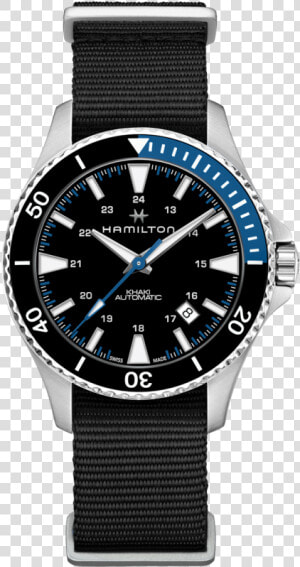 H82315931   Hamilton Khaki Scuba Auto Blue  HD Png Download