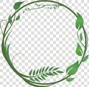 Transparent Leaf Vine Clipart   Leaves Round Border Png  Png Download
