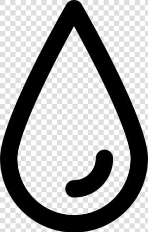 Sweat Or Tear Drop Outline  HD Png Download