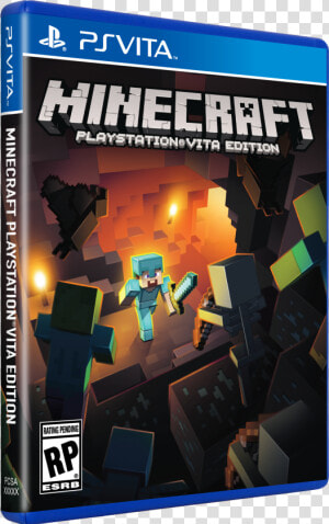 15305101758 6c5a60aac1 O   Minecraft Ps Vita Cover  HD Png Download
