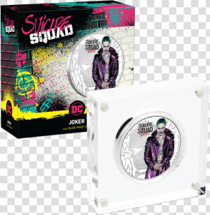 Silver Numis Suicide Squad Joker Coin 2019 1 Oz   Suicide Squad Joker Silver Coin  HD Png Download