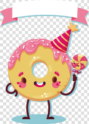 Donut Doughnut Cartoon Free Transparent Image Hd Clipart   Donut Cartoon Clipart Png  Png Download