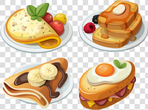 Food Vegetables Fruits And Sweets Vector Png   French Toast Clipart Free  Transparent Png