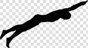 Swimming Silhouette Png Download   Human Swimming Silhouette Png  Transparent Png