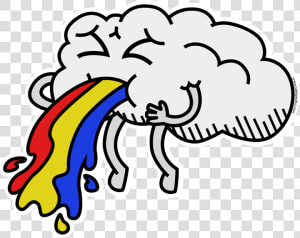 Fair Weather Friends By Caleb Paullus   Cloud Farting Gifs  HD Png Download