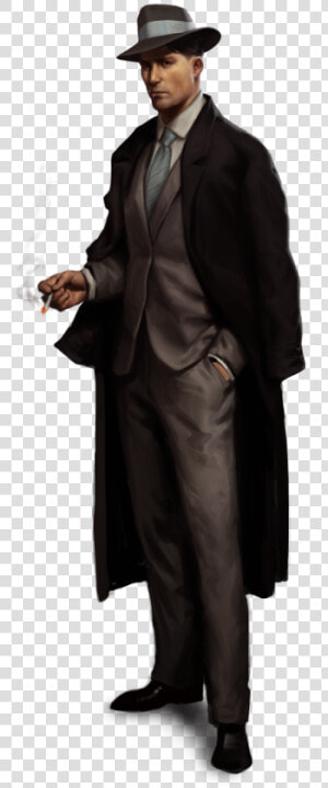 Mobster Png   Gangster Png   1920s Mobster Concept Art  Transparent Png