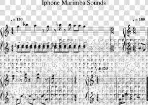Iphone Marimba Sounds Sheet Music For Percussion Musescore   Marimba Meme Music  HD Png Download