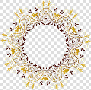 Flourishy Floral Design 15 Clip Arts   Ethnic Frame Design Png  Transparent Png