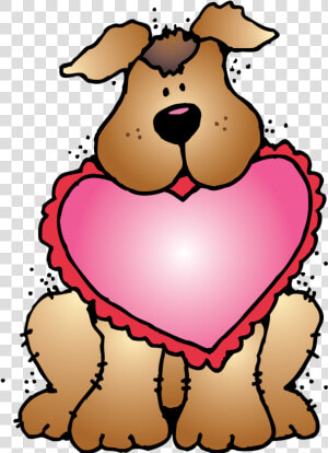 Valentine S Day Clipart Bee   Valentines Day Dog Clipart  HD Png Download