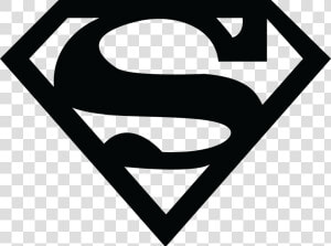 Superhero Silhouette  Silhouette Vinyl  Superwoman   Superman Logo Black And White  HD Png Download