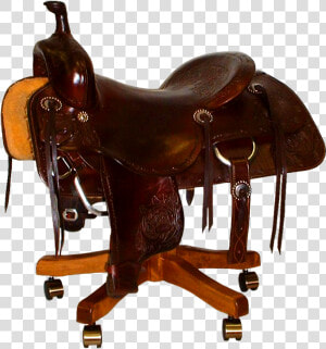 Horseshoe Clipart Horse Saddle   Horse Saddle Office Chair  HD Png Download